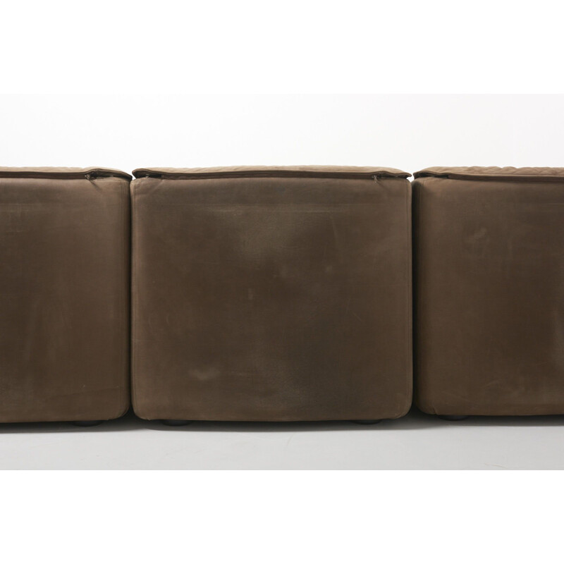 Vintage Modular Leather sofa by Cor Germany 1970s