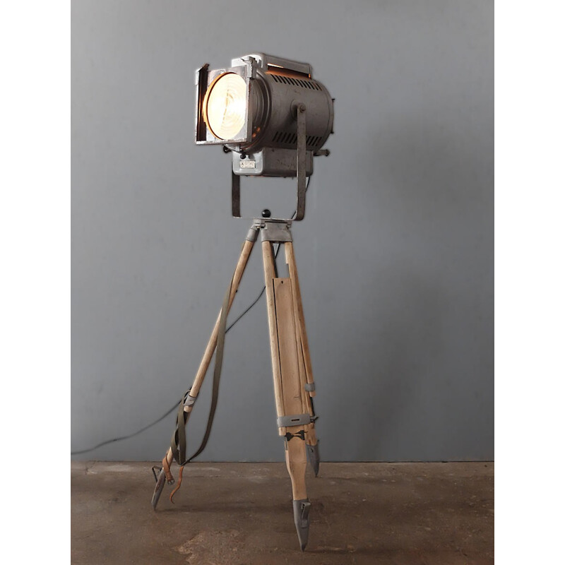 Mid-century large film spotlight - 1950s