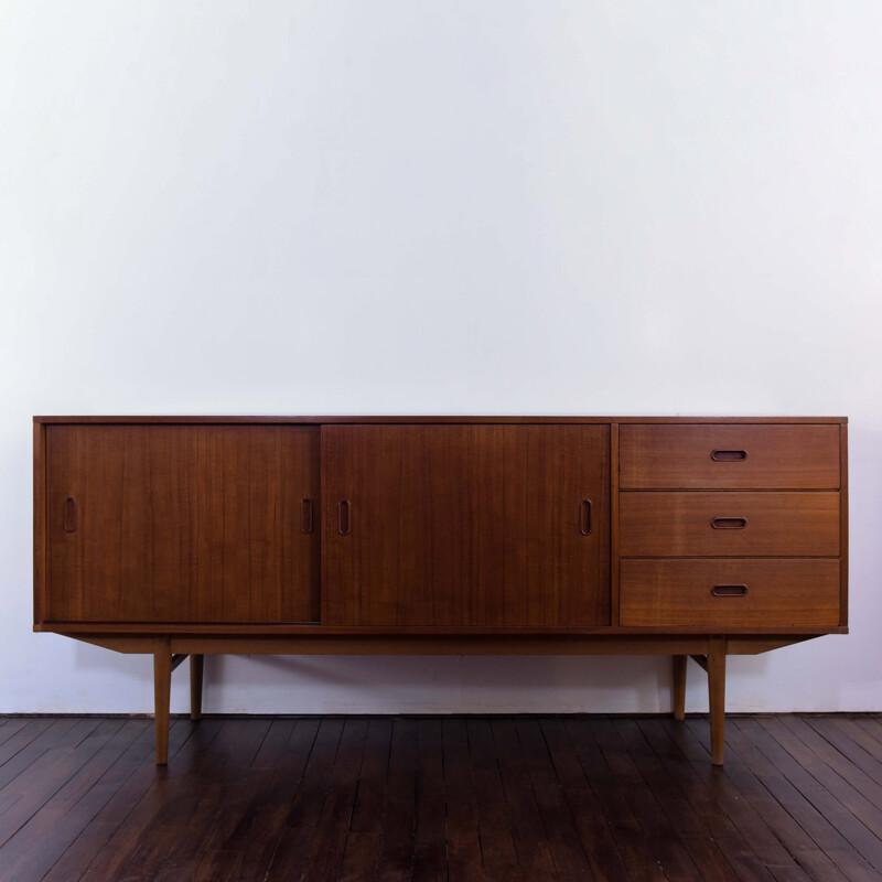 Vintage Modulus teak sideboard in Denmark 1960s