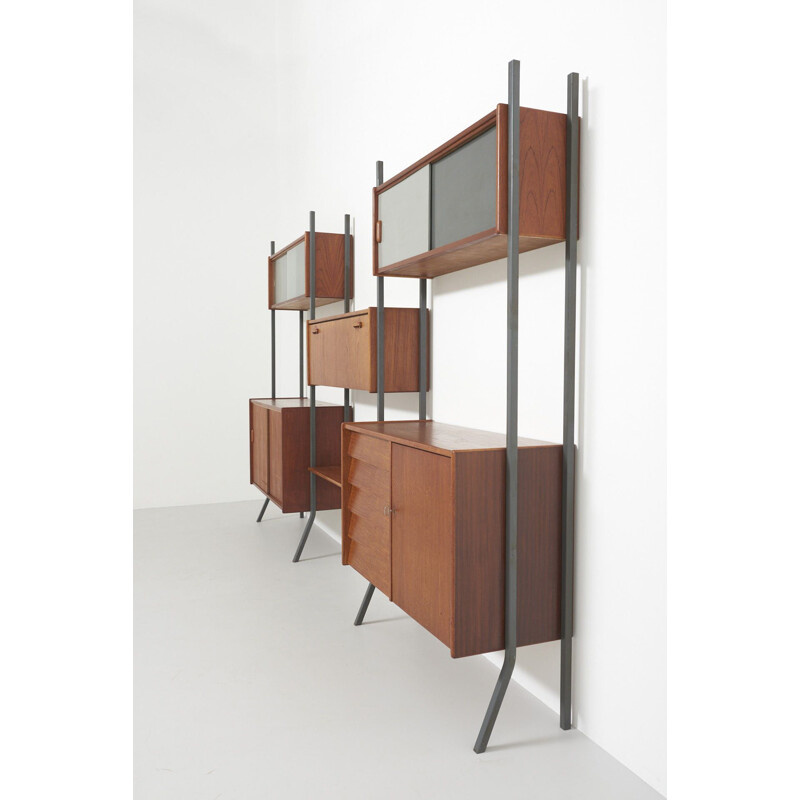 Vintage Freestanding Shelving Unit Netherlands 1950s