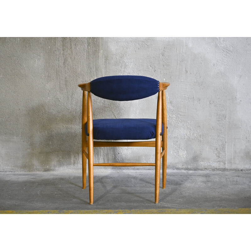 Satz von 6 skandinavischen Vintage-Stühlen aus Birkenholz, 1960