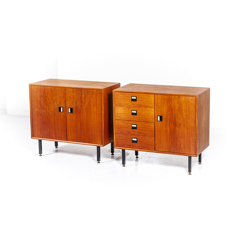 Pair of vintage Danish Teak Cabinets 1960s