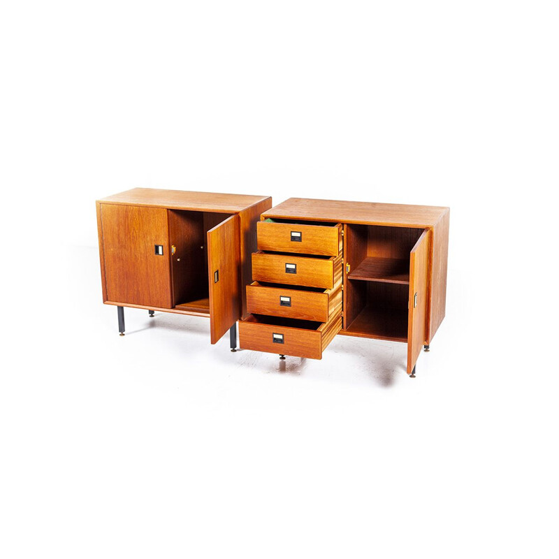 Pair of vintage Danish Teak Cabinets 1960s