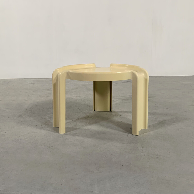 Vintage Low Side Table by Giotto Stoppino for Kartell 1970s