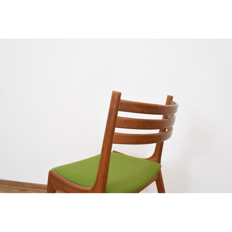 Pair of vintage Danish Teak Dining Chairs by Henning Kjærnulf for Korup Stolefabrik 1960s