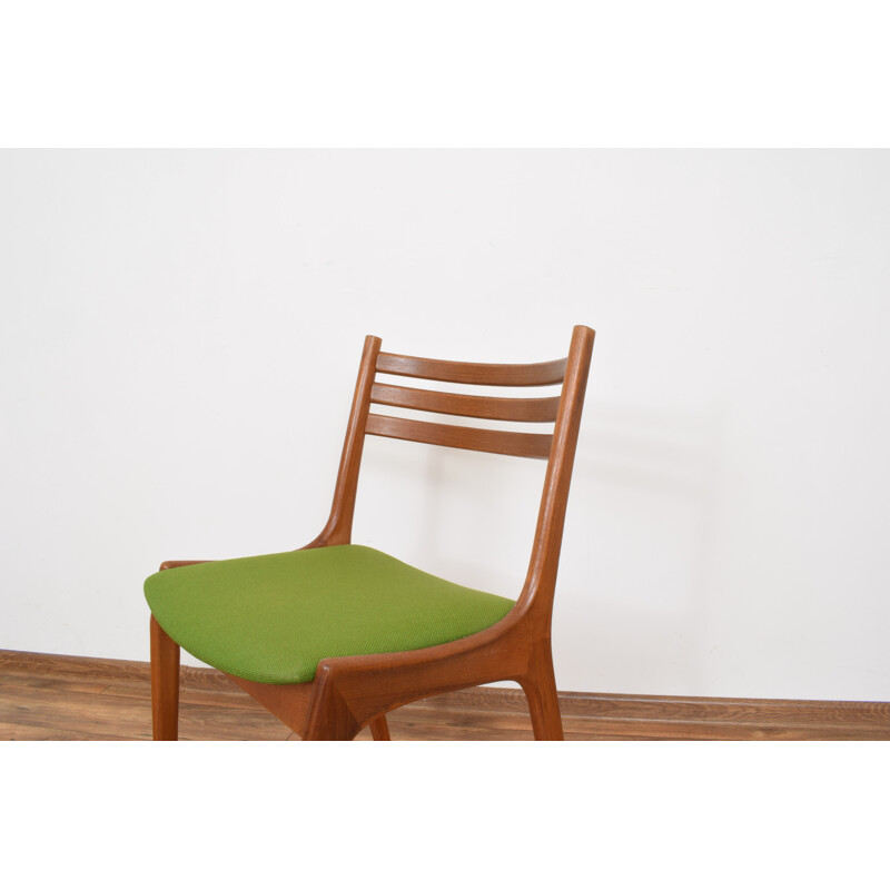 Pair of vintage Danish Teak Dining Chairs by Henning Kjærnulf for Korup Stolefabrik 1960s