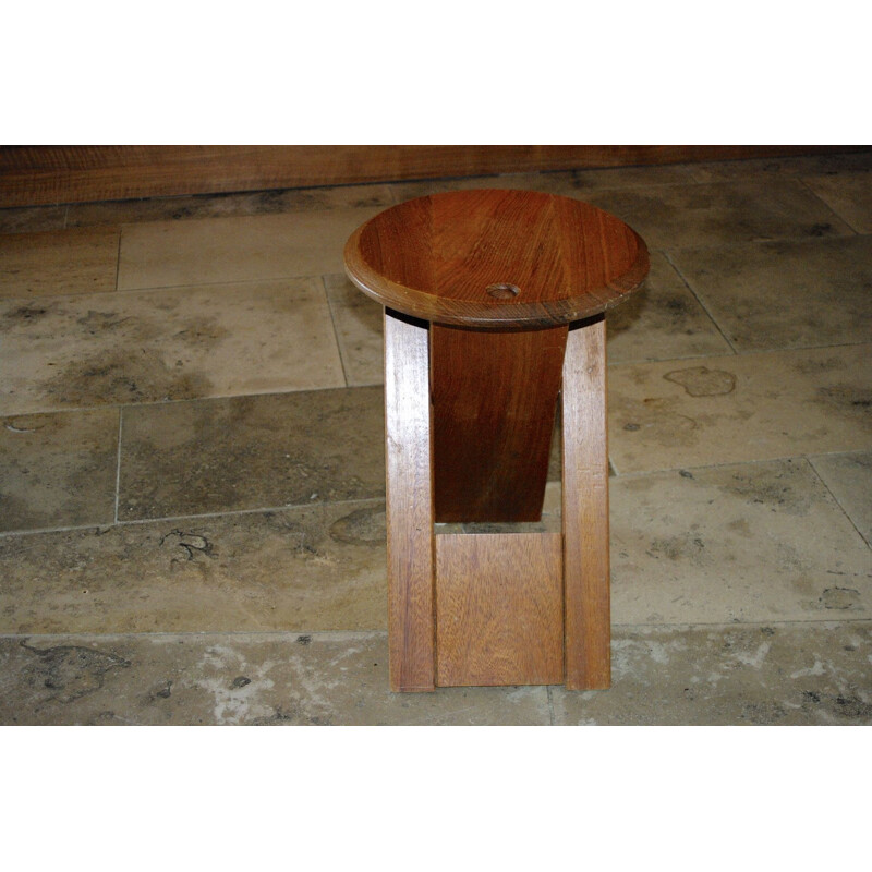 Vintage teak Suzy stool 1960s