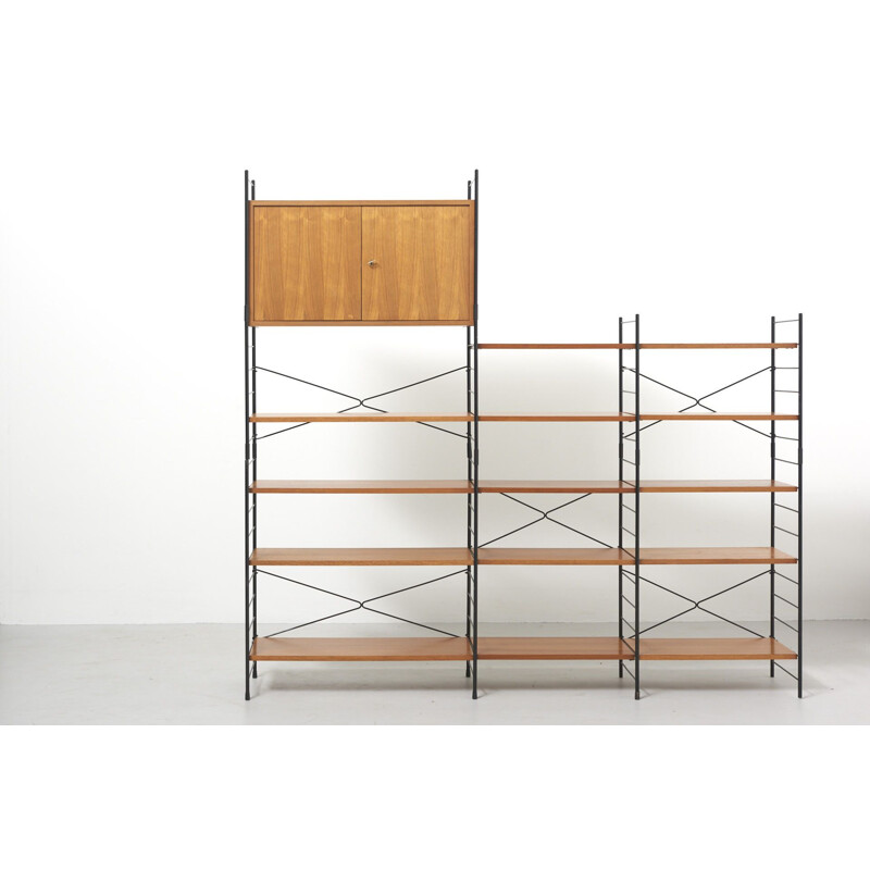 Vintage Freestanding Shelving Sstem in Teak 1960s