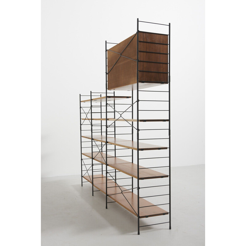 Vintage Freestanding Shelving Sstem in Teak 1960s