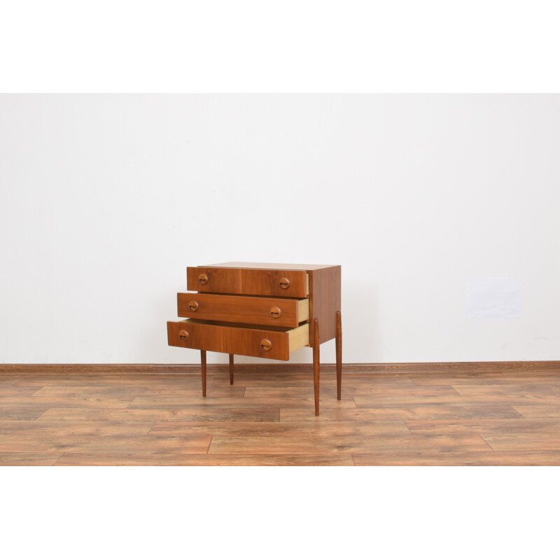 Mid Century Teak Chest Of Drawers From Hans Hawig Möbler 1960s