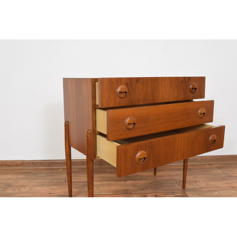 Mid Century Teak Chest Of Drawers From Hans Hawig Möbler 1960s