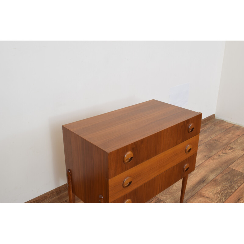 Mid Century Teak Chest Of Drawers From Hans Hawig Möbler 1960s