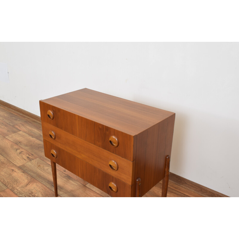 Mid Century Teak Chest Of Drawers From Hans Hawig Möbler 1960s