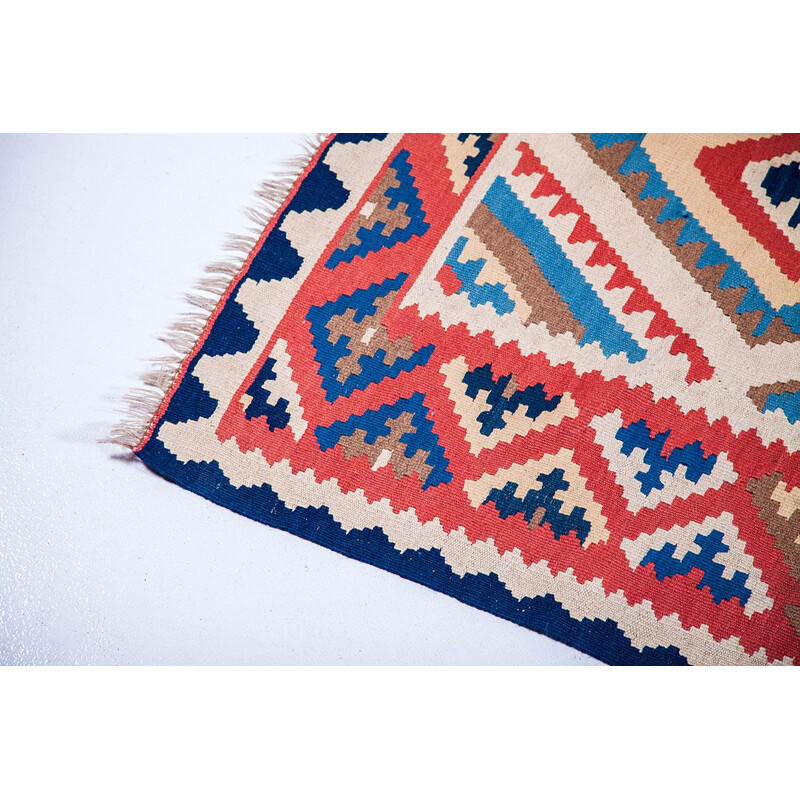 Vintage 1960 Kelim tapijt