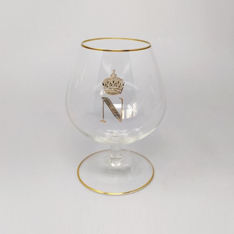 Baccarat Napoleon Model 6 Cognac glasses in Crystal 1960s