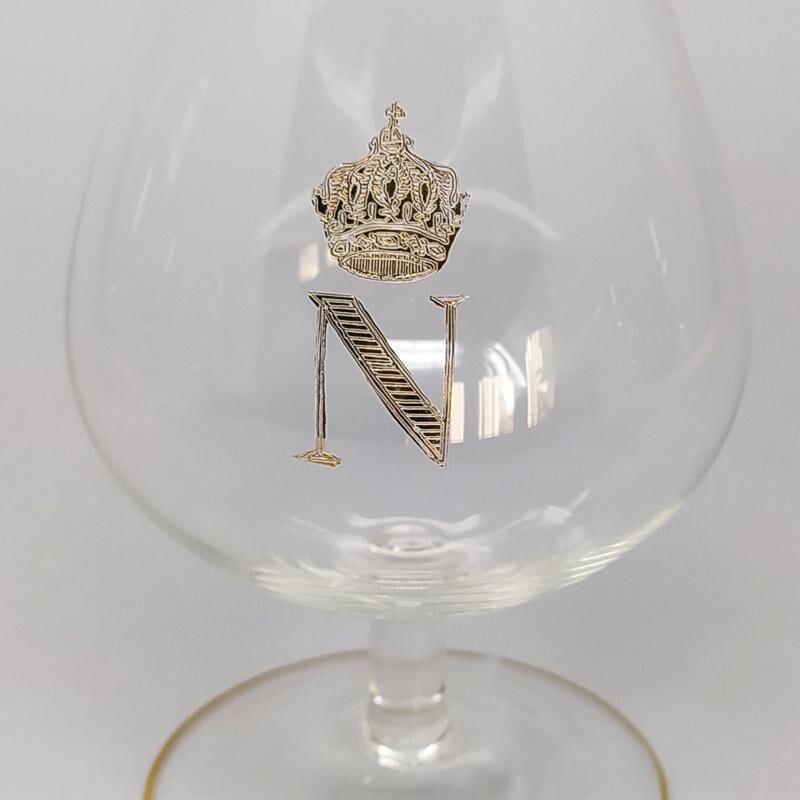  Verres à cognac Baccarat Napoléon Modèle 6 en cristal 1960