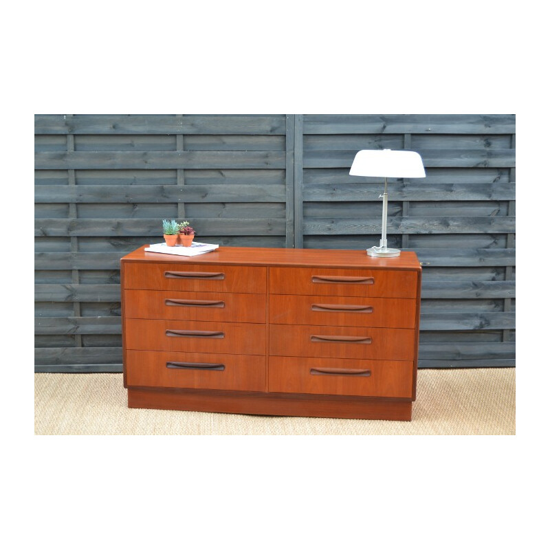 Large G-Plan "Fresco" chest of drawers, Victor Wilkins - 1960s