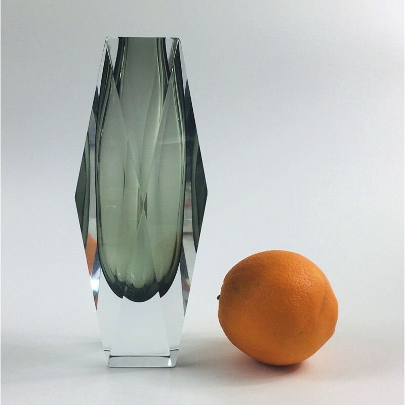 Large Murano Glass Vase from Alessandro Mandruzzato, 1970s