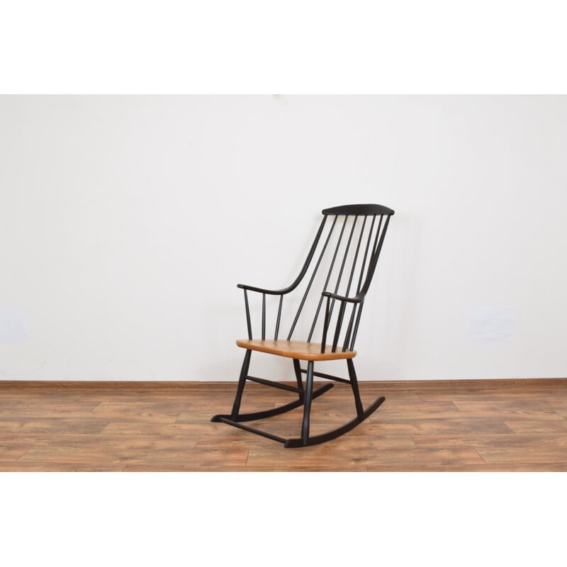 Mid-Century Swedish Rocking Chair by Lena Larsson for Nesto, 1960s