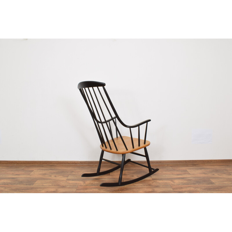 Mid-Century Swedish Rocking Chair by Lena Larsson for Nesto, 1960s