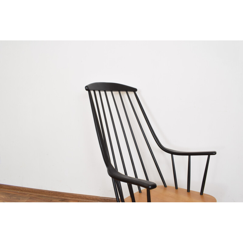 Mid-Century Swedish Rocking Chair by Lena Larsson for Nesto, 1960s