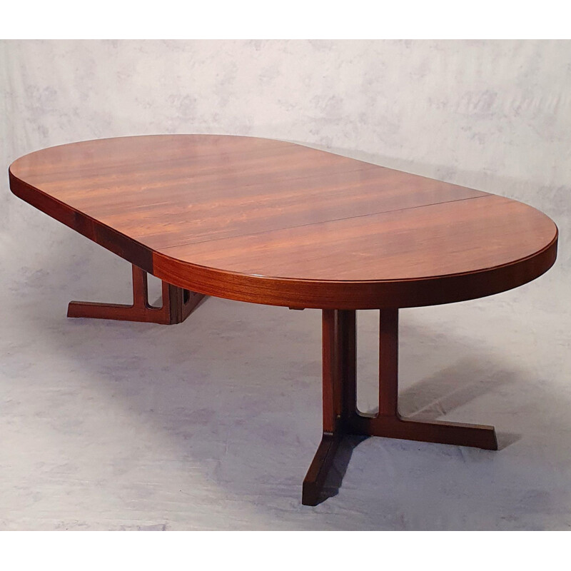 Large Scandinavian Table By Johannes Andersen For Hans Bech - Rosewood - 1968