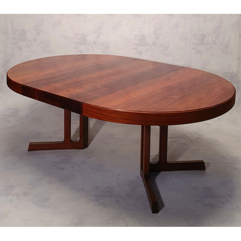 Large Scandinavian Table By Johannes Andersen For Hans Bech - Rosewood - 1968