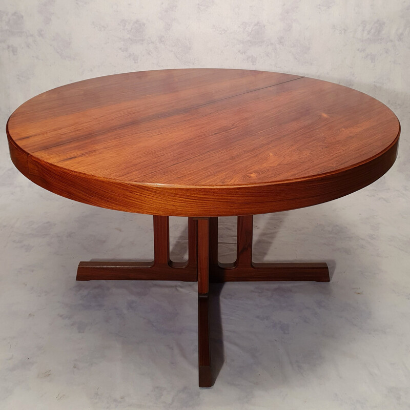 Large Scandinavian Table By Johannes Andersen For Hans Bech - Rosewood - 1968