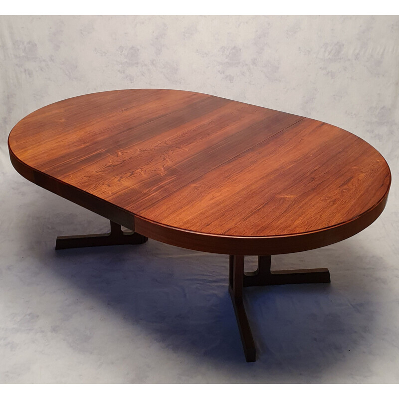 Large Scandinavian Table By Johannes Andersen For Hans Bech - Rosewood - 1968