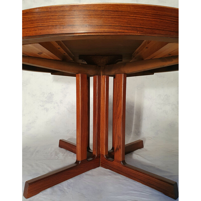 Large Scandinavian Table By Johannes Andersen For Hans Bech - Rosewood - 1968