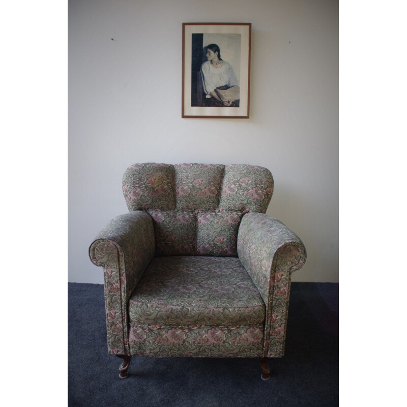 Fauteuil vintage élégant de l'ex URSS des années 1980