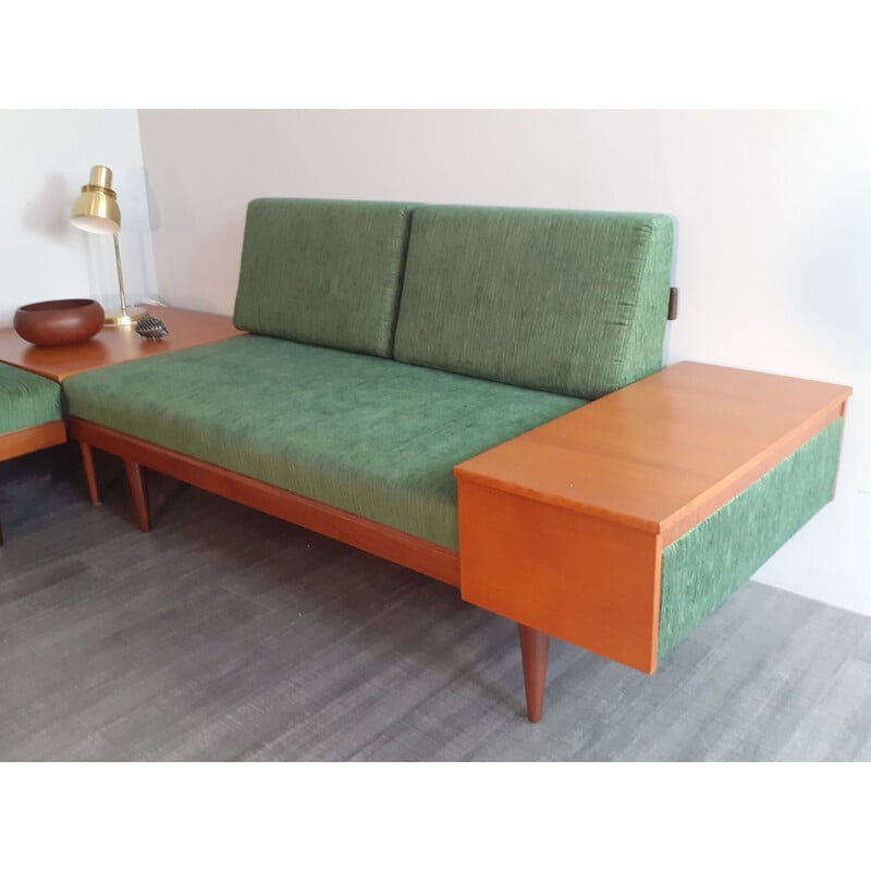 Paar skandinavische Vintage-Sofas "Svanette Combina" von Ekornes Svane, Norwegen 1960