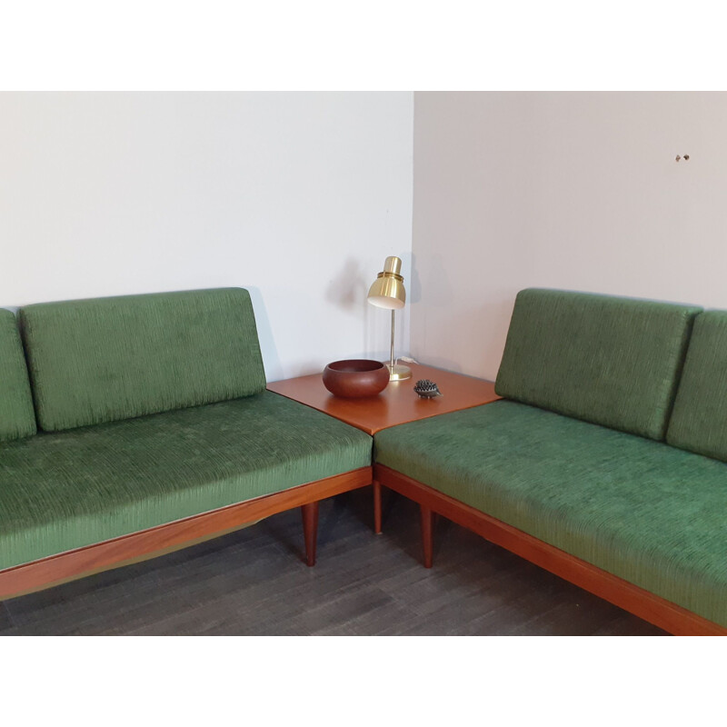 Pair of Scandinavian vintage sofas "Svanette Combina" by Ekornes Svane, Norway 1960