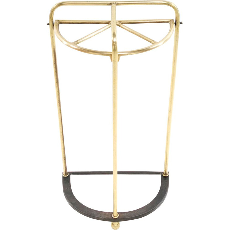 Vintage brass umbrella holder, Art Deco, Tonks & Sons