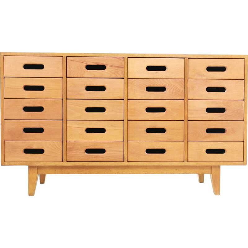 Mid Century Sideboard Chest Of Drawers By James Leonard For Esavian 1950s