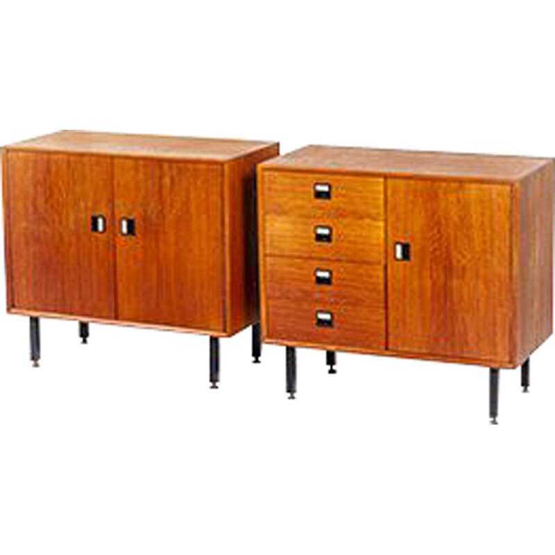 Pair of vintage Danish Teak Cabinets 1960s