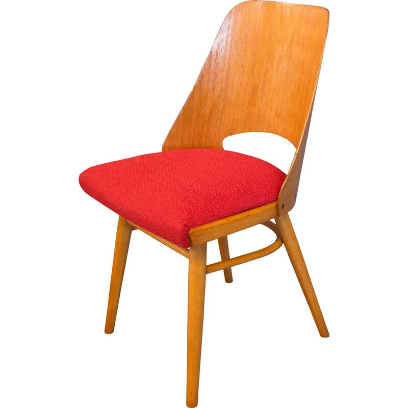 Mid-Century Dining Chair by Radomir Hofman for Ton