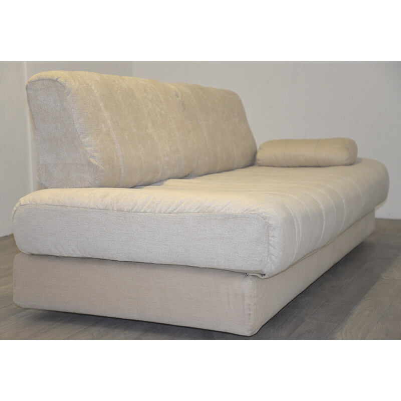 De Sede DS 85 two seater sofa in fabric and chromium - 1960s