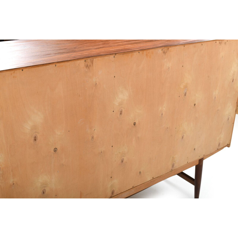 Mid Century organic shaped Teak Highboard Danish