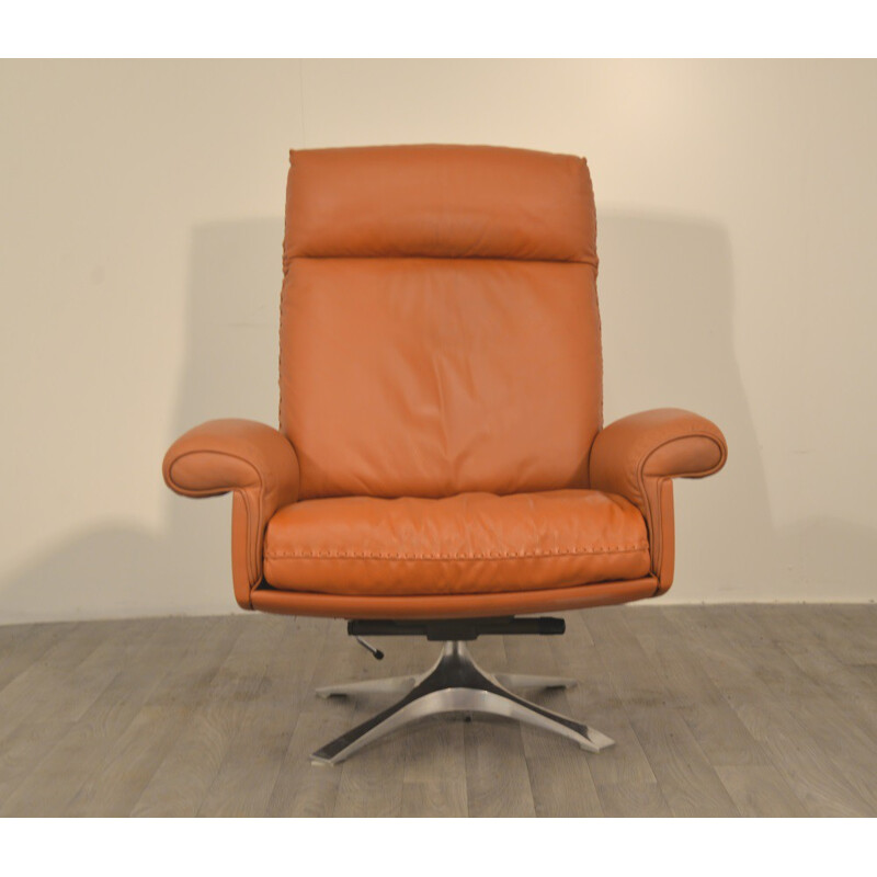 Vintage De Sede "DS 31" swivel lounge armchair - 1970s 