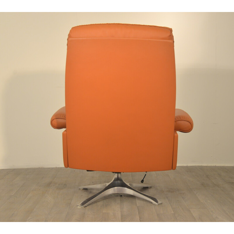 Fauteuil pivotant De Sede en cuir - 1970