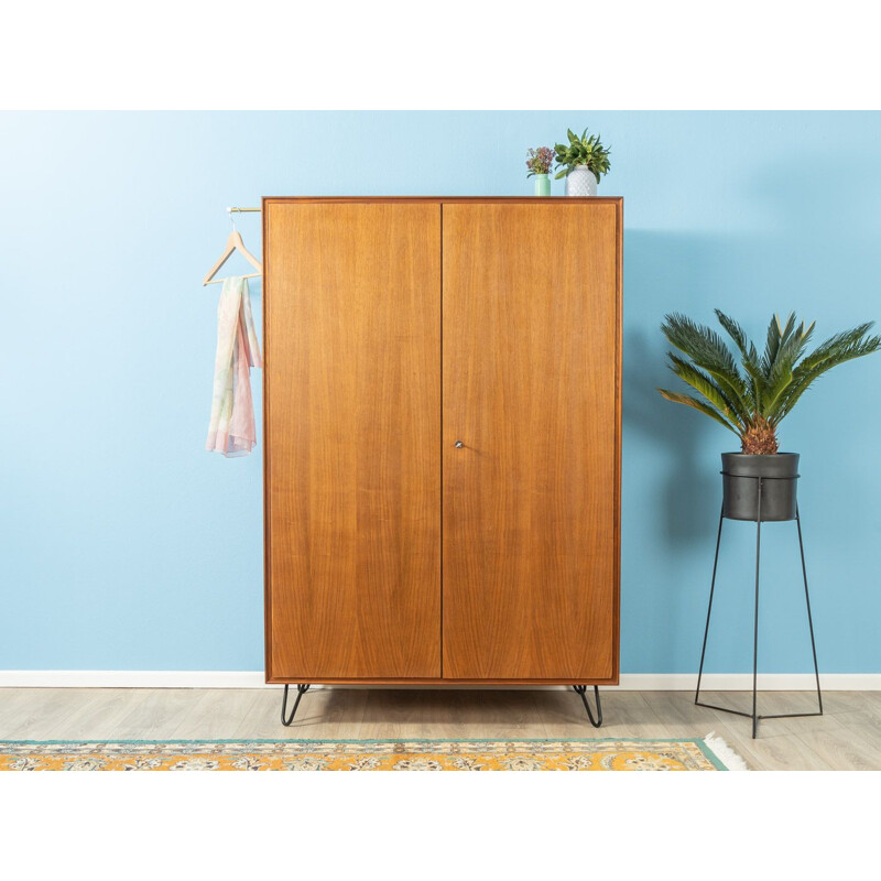 Vintage Wardrobe in walnut 1950s