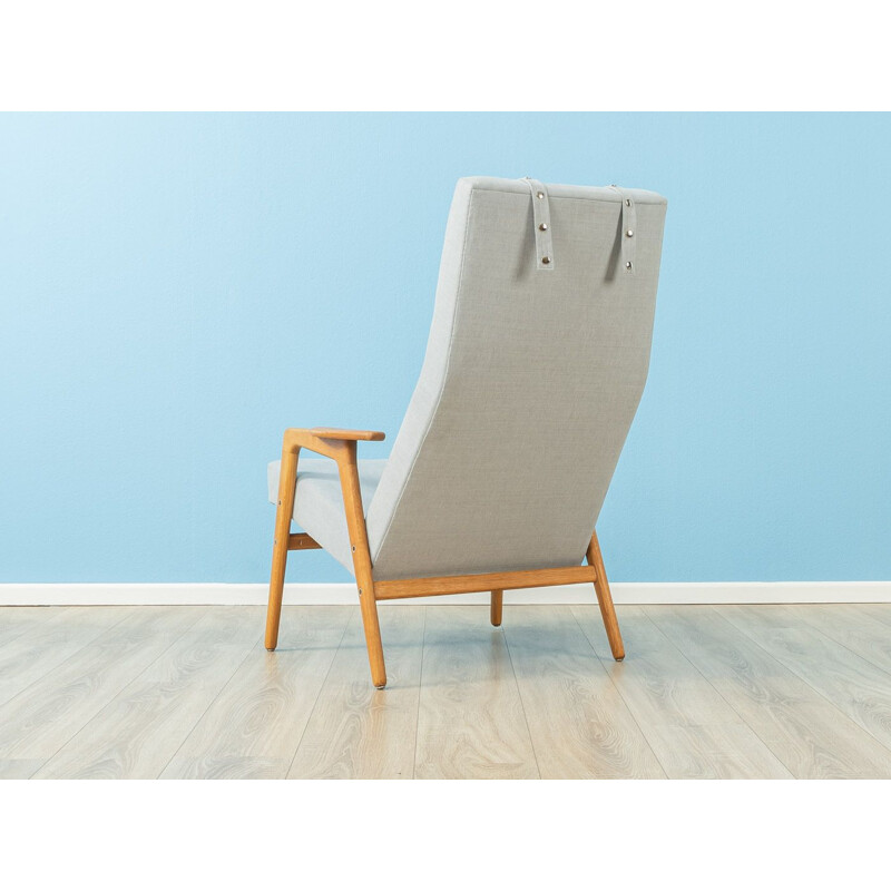 Vintage grijze fauteuil, Yngve Ekström 1960