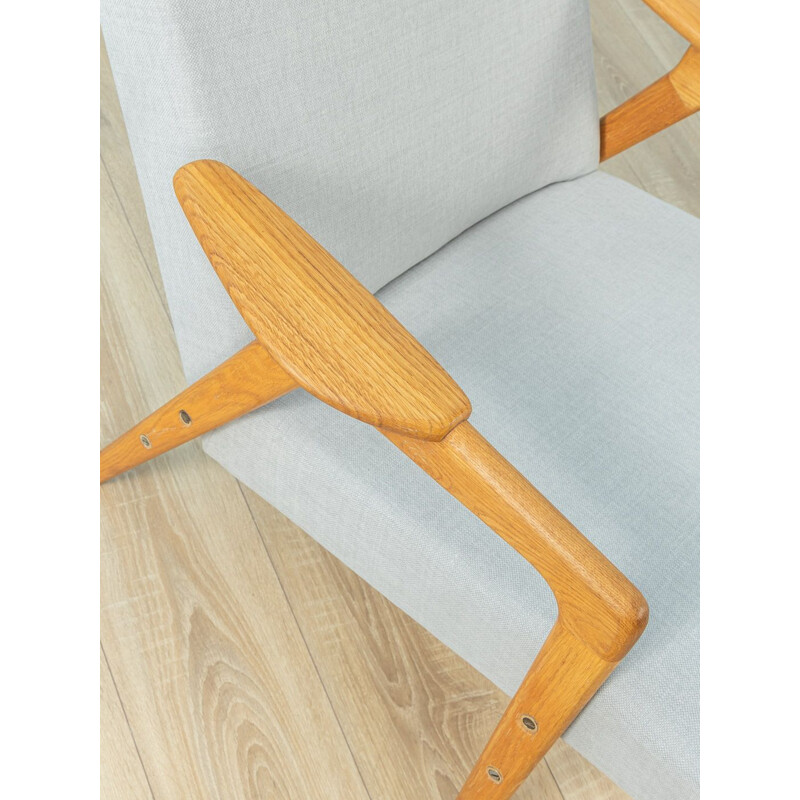 Vintage grijze fauteuil, Yngve Ekström 1960