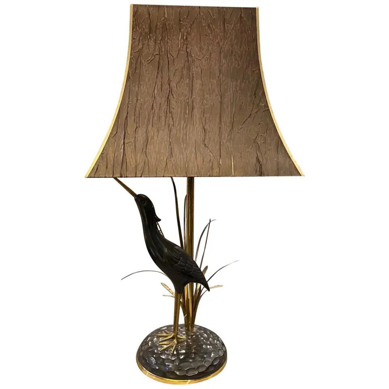 Vintage Brass  Table Lamp Lanciotto Galeotti, Italian 1950