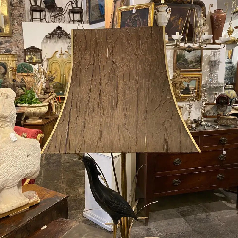 Vintage Brass  Table Lamp Lanciotto Galeotti, Italian 1950