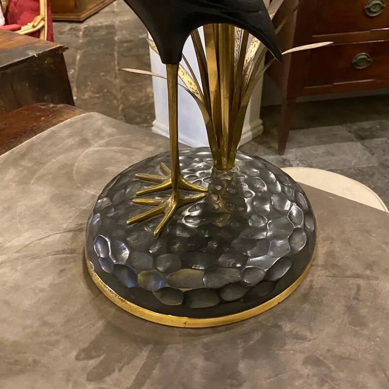 Vintage Brass  Table Lamp Lanciotto Galeotti, Italian 1950