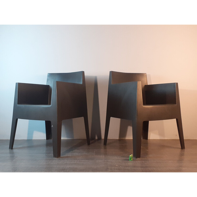 Pair of vintage "Toy" Armchairs, Philippe Starck for Driade