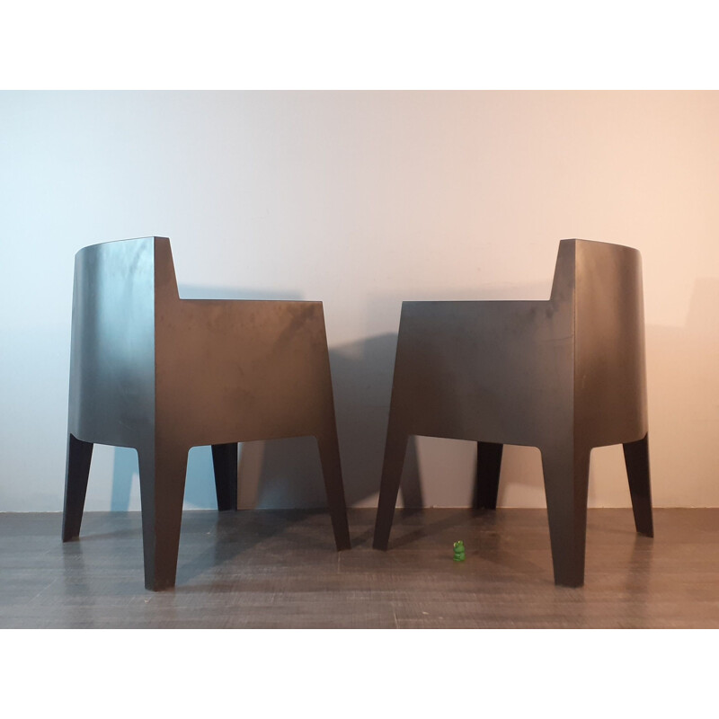 Pair of vintage "Toy" Armchairs, Philippe Starck for Driade