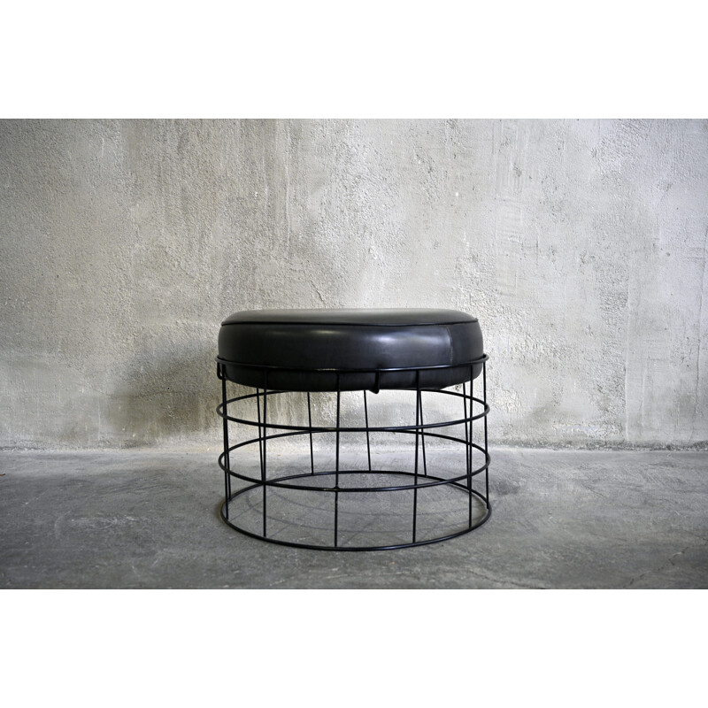 Wire Frame T1 Plus Stool by Verner Panton for Plus-Linje, 1950s 